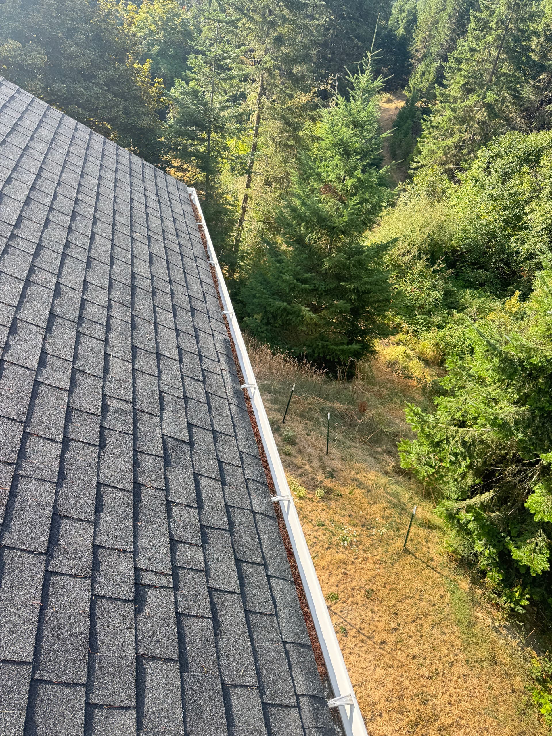 Gallery photos for Gutter Cleaning and Screen Install on a Two-Story Home: Image #1