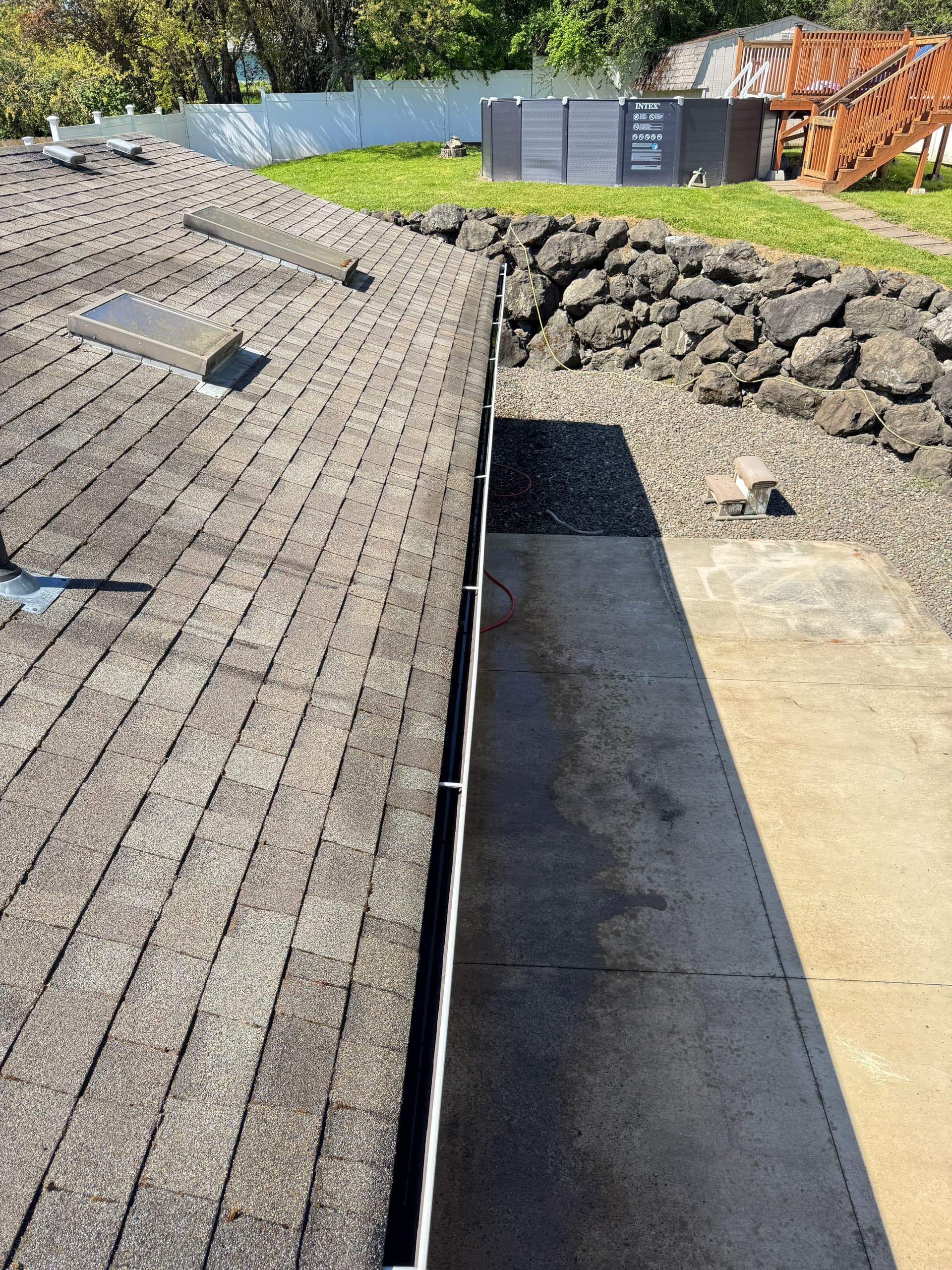 Gallery photos for Full Roof Moss Removal, Gutter Clean and Skylight Detail: Image #6