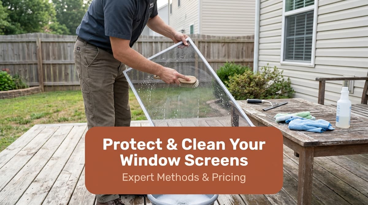 How Pros Protect and Clean Your Window Screens image
